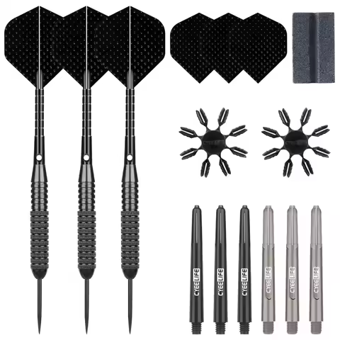 CyeeLife 23.5g 3PCS Professional Flying Dart Steel Needle Tip Dart Sport Outdoor Indoor Entertainmen