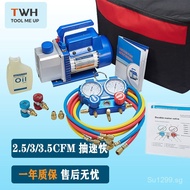 R22R134 Vacuum Pump L/R12 /1Special Meter for Refrigerant Charging1.5Air Conditioning Unit R410A Gro