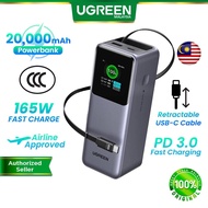 [3C Certified] UGREEN 165W Nexode PowerBank 20000mAh China CCC Flight Approve Fast Charging