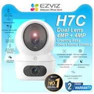 EZVIZ H7C Dual Lens WIfi Camera 4MP + 4MP PTZ & Fix Lens CCTV Security Camera Indoor Smart Light LED