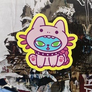 Axolotl Cat Stickers