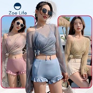 Two-Piece Fashion Swimsuit Ready-Made 3-Piece Set Women's Swimwear