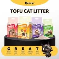 CATTIE Tofu Cat Litter Pasir Kucing Toilet Kucing Toufu Cat Sand Premium Natural