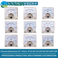 NAESV Pointer Type AC Voltmeter, AC 0-250V Square Voltage Meter, Volt Instrument Tool Analog Volt Po