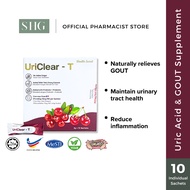 HEALTH SECRET UriClear-T Cranberry Tart Cherry For Gout & Urinary Health [KKM approved, No Sugar] (1