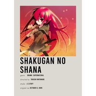 【READY STOCK】Poster Anime Shakugan no Shana