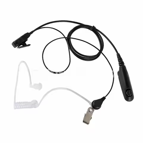 Air Tube Headset GP328 GP338 PTX760 Compatible with Motorola Two Way Radio Earpiece Communication He