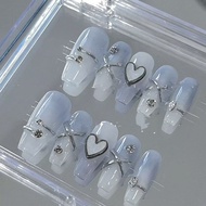 【HANDMADE】Artificial Nail Phototherapy Nails Reusable Nail Art Patches Whitening Sea Salt Coconut Milk Jelly