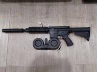 二手寄賣 8成新 M4 全金屬電動槍 含CA彈鼓 功能正常 氣密需自行處理