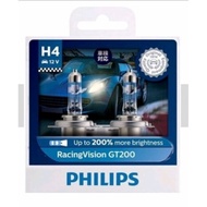 Original philips H4 H7 racing GT200 Car Headlight Bulb