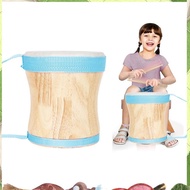 Wooden  Drum Wood Djembe Drum Set Kids Djembe Drum Set for Early Education and Children'S Percussion