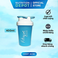 Bình lắc Shaker Fitique Nutrition 400ml phù hợp Gymer, hòa tan dễ dàng - Nutrition Depot Vietnam