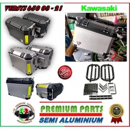 KAWASAKI VERSYS 650 08 - 14 VERSYS 650 15 - 20 MOTORCYCLE SEMI ALUMINIUM SIDE BOX HIGH QUALITY WATER