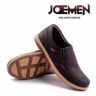 Sepatu KULIT J 21 IMPORT kasual kulit kerja kantor santai kuliah pesta fashion pria / sepatu slip on