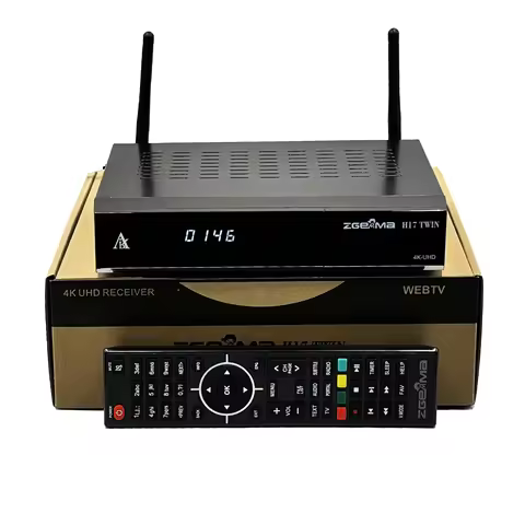 Air Digital Zgemma H17TWIN Satellite Receiver DVB-S2/S2X + DVB-S2/SX 4K Support Usb Install Image