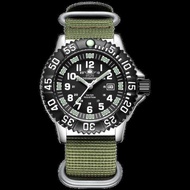 ✳▥﹊  ADDIESDIVE Men  39s Quartz Watch Silver Steel belt Wristwatches Vintage 50M Waterproof Luminous