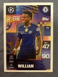Estevao Willian 299 Topps Match Attax card