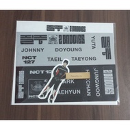Nct 127 MD 2BADDIES LUGGAGE STICKER JAEHYUN SET JILJU STREET