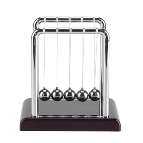 Newton's Cradle Desk Table Decor Metal Pendulum Ball Steel Balance Ball Newton Ball Physics Science 