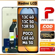 Skrin LCD Serasi Untuk Redmi 13C / Redmi 13R 5G / Poco C65 4G / Poco M6 5G LCD Screen