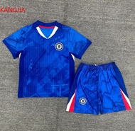 2526 Chelsea Home Kids Soccer Jersey With Star Print Away Version Premier League Childrens Football 