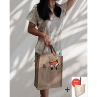 Jute Bag Tote Bag/Burlap Bag/Jute Bag - Burlap Bag - Character