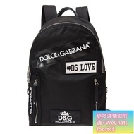 DOLCE&GABBANA 杜嘉班納 背囊 BM1482 帆布 黑色