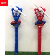 NEW TOY FOR KIDS 075-2 B/O SPIDERMAN LIGHT & SOUND 38CM FAN MAINAN KANAK-KANAK KEPAS LAMPU DAN MUZIC