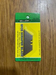 SELLERY 舍樂力 5PCS 美工刀片組 12-222 台灣製 SK5經熱處理高碳鋼替換刀片 美工刀替刃