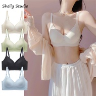 Jelly soft support bra women's bra push-up bra without steel ring underwear SUJI seamless 3D soft support bra