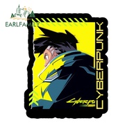 EARLFAMILY Cyberpunk Edgerunners Anime Car Sticker Occlusion Scratch Caravan Rearview Mirror Skatebo