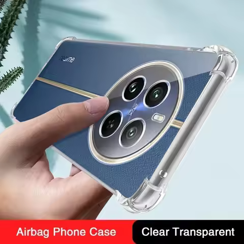 Anti Drop Airbag Phone Case for Realme 13 Pro Plus 4G 5G Realme13 13ProPlus Camera Protection Soft A