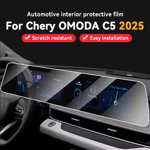 For CHERY OMODA C5 2025 Car Interior Center console Transparent TPU Protective film Anti-scratch Rep