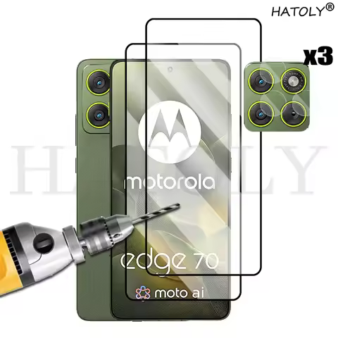 For Motorola Edge 70 glass For Motorola Edge 70 Screen tempered Screen Protective Glass Camera Lens