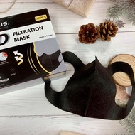 3D防護型口罩-黑-(盒裝/30入)兒童款S號-成人款M號