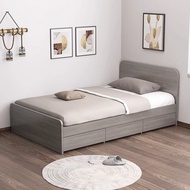 Tatami Bed Frame Solid Wood Bed Frame Modern Storage Bed Frame Small Household Multifunctional Bed F