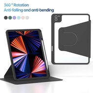 Rotation Case For Samsung Galaxy Tab S9 FE 10.9 Plus Tab S9 FE Plus 12.4 Inch Smart Acrylic Rotating Stand Case With Pen Slot
