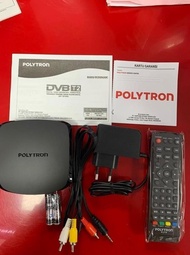READY STOCK SET TOP BOX POLYTRON DVB PDV 700T2 ANTENA TV DIGITAL LED