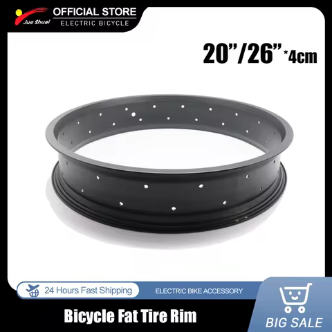 Fat Bike 36 Holes Snow Tire Electric Bike Fat Wheel Rim 20*4.0 26*4.0 Bike Fat Tire Rim Aluminum All