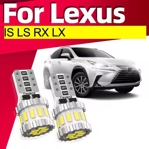 2Pcs For Lexus IS250 IS350 IS F LX470 LX570 LS430 LS460 LS600H RX400H RX350 LED Clearance Light 6000