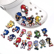 Cartoon Hedgehog Sonic Shoe Charms Fox Jibbit Schattdecor Jibits design Nackles design jibits for Me