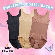【SoftGlow SELLER】ShriLan Plusize XS to 5XL Magic Korset Seluar Gesper Kelangkang Shapewear Corset