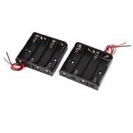uxcell バッテリーホルダー 6V電源 1.5V単三電池 AA電池ケース 電池ホルダー