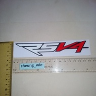 Sticker / Sticker logo RS4V Aprilia 1 pc