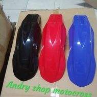 Front mudguard crf 85 150 old yz 85 klx ktm universal ready 7 colors original plastic material