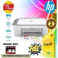 HP Printer Deskjet 2776/2777 Inkjet Printer with ink cartridge ORIGINAL [FREEGIFT A4 PAPER + RANDOM 