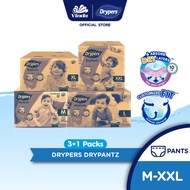 Drypers Drypantz M58/ L48/ XL42/ XXL36 (3+1pack)