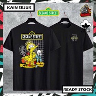 100% PREMIUM COTTON OFFWH1TE SESAME STREET 4 Cotton Tshirt T Shirt Men Women Unisex Baju Lelaki Wani