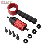Nut Rivet Tool Adapter Kit Compatible with Cordless Drill for Mechanical Repairs