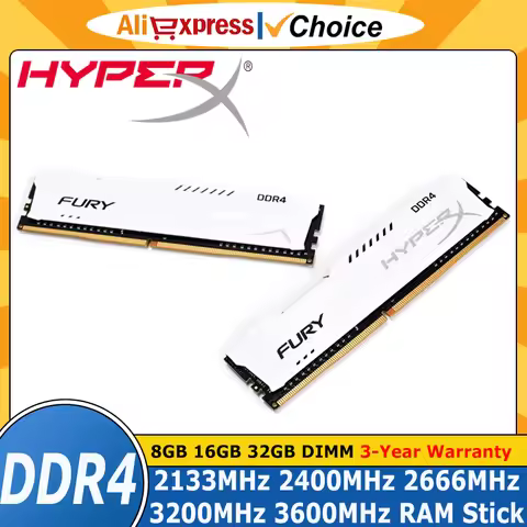 HyperX Fury DDR4 8GB 16GB 32GB 3600MHz 3200MHz 2666MHz 2400MHz 2133MHz Desktop PC Memory For Desktop
